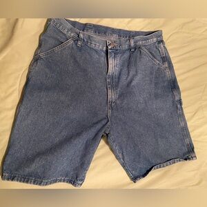 80. Wrangler Men’s Hero Originals Denim shorts size 36, next to new condition